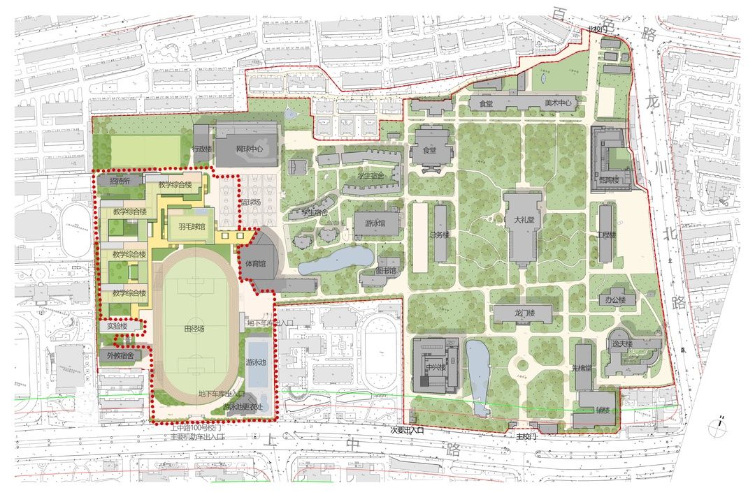 云游上中导览图